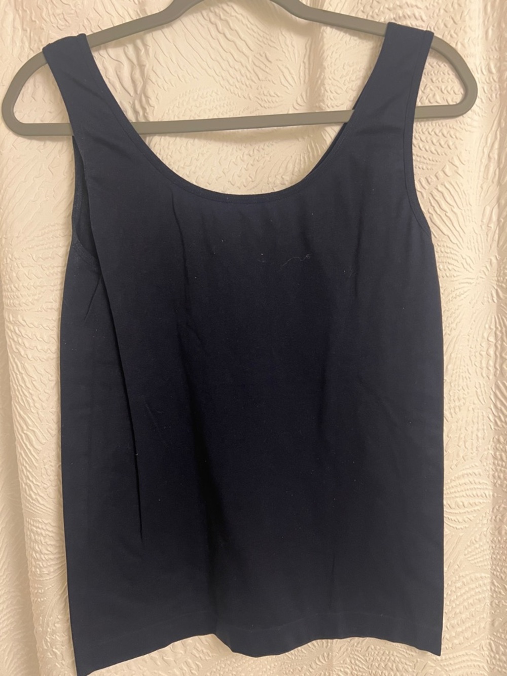 Basque Navy Scoop Neck Tank Top - Women